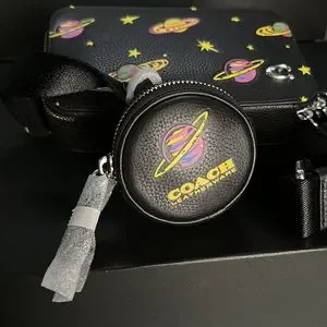 Coach | Bags | Cosmic Coach Charter Slim Crossbody Planet Print 